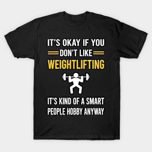 Smart People Hobby Weightlifting Lifting T-Shirt